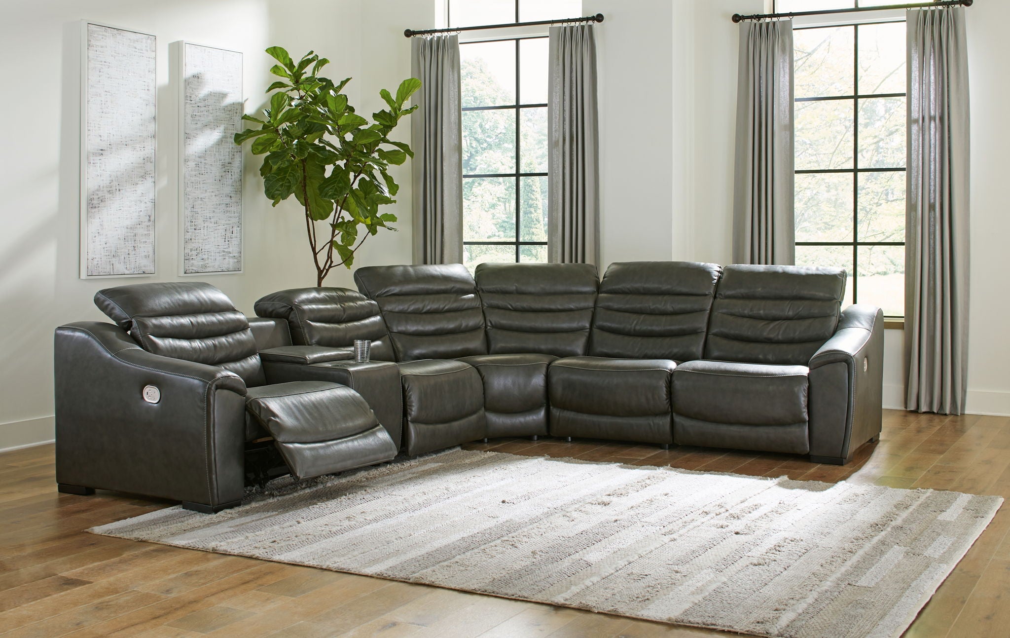 Center Line - Power Recliner Sectional - Urban Living Furniture (Los Angeles, CA)