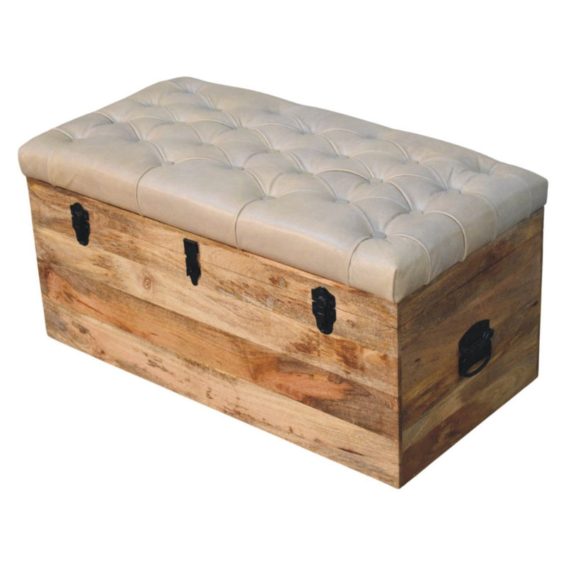 Buffalo - Leather Storage Trunk