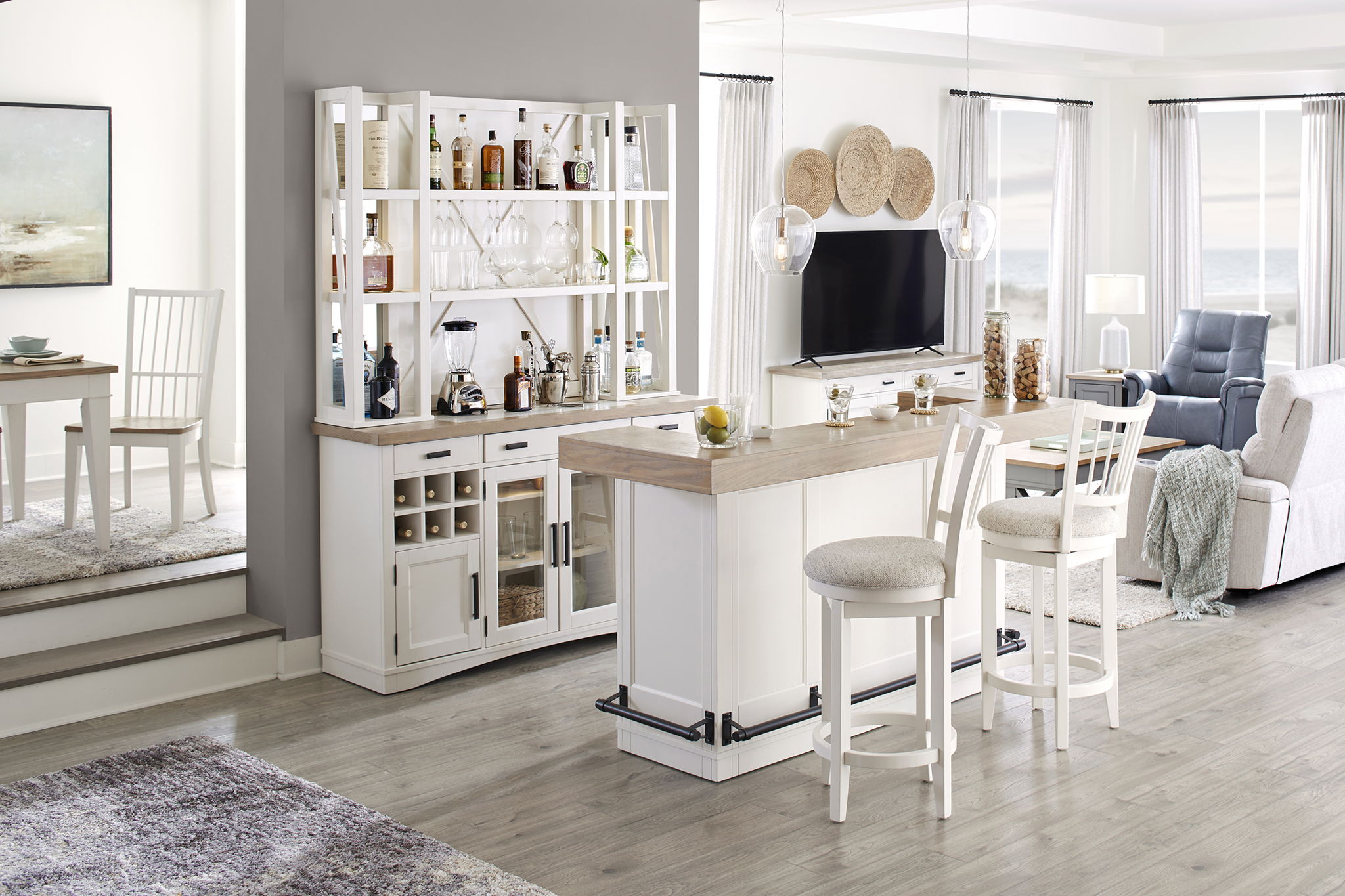 Americana Modern Dining - Bar - Cotton - Urban Living Furniture (Los Angeles, CA)