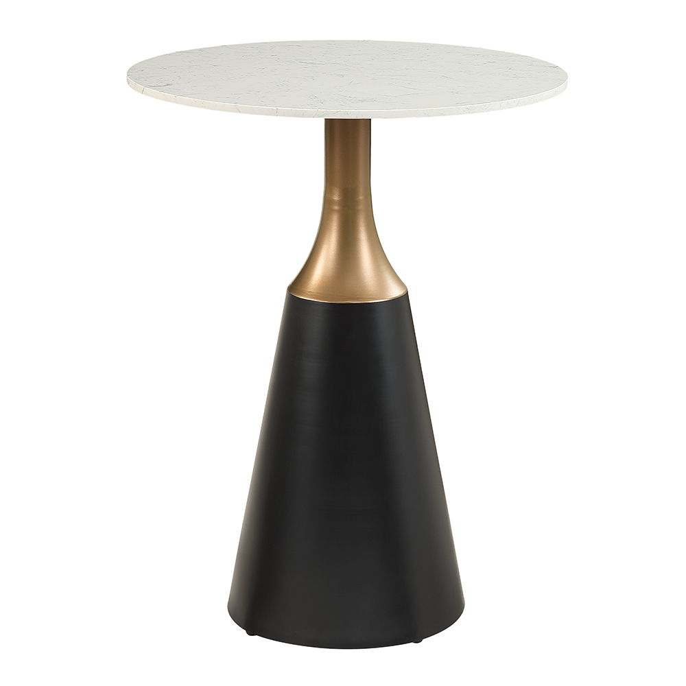 Jaramillo - Counter Height Table - Natural Marble Top & Black Finish - Urban Living Furniture (Los Angeles, CA)