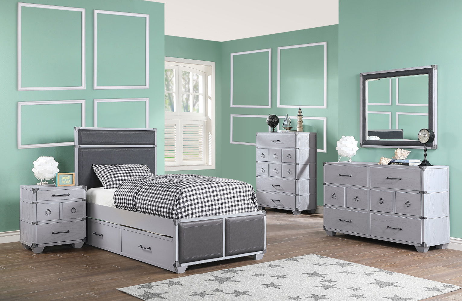Orchest - Mirror - Gray - Urban Living Furniture (Los Angeles, CA)