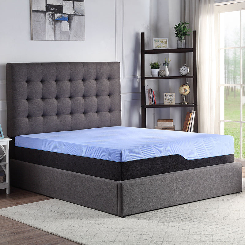 Refresh - 12" Hybrid Cooling Fast Responding Latex Foam And Coil Mattress
