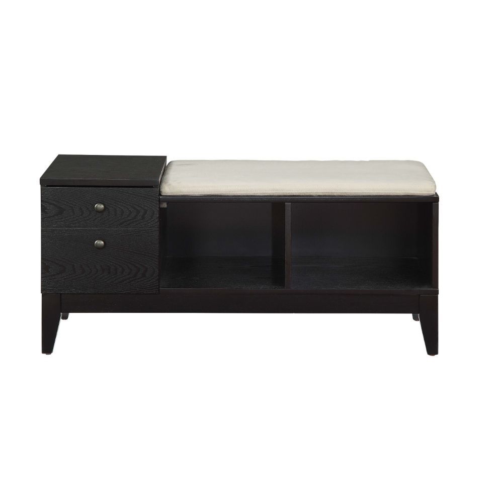Boyet - Bench - Fabric & Black - Urban Living Furniture (Los Angeles, CA)