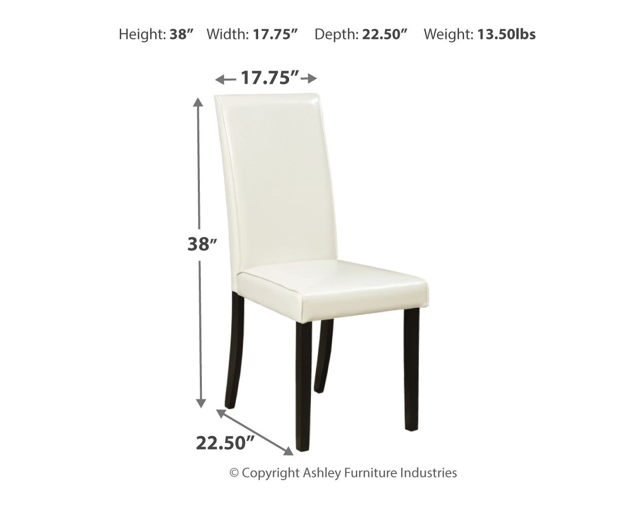 Kimonte - Dining Side Chair - Urban Living Furniture (Los Angeles, CA)