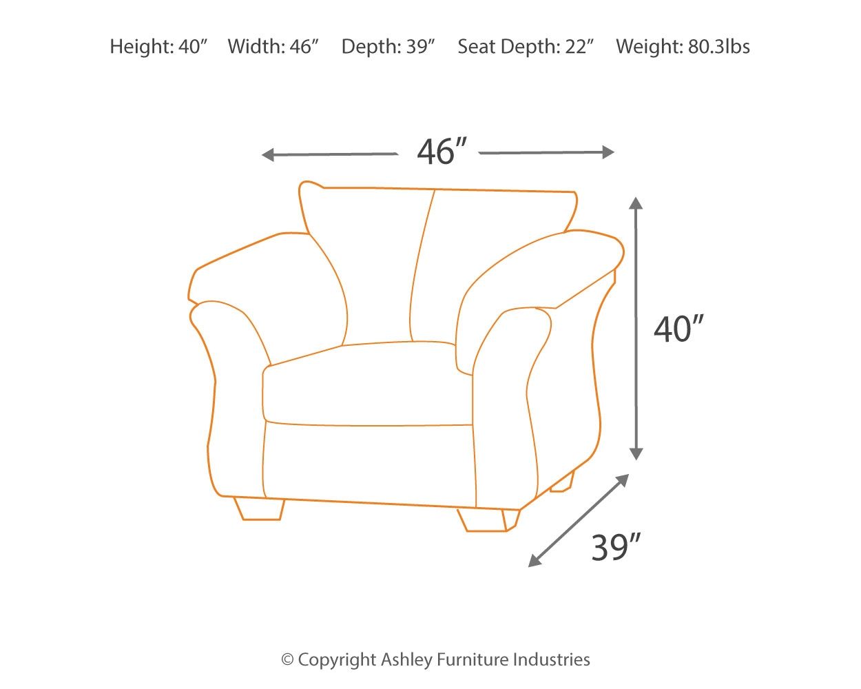 Darcy - Arm Chair - Urban Living Furniture (Los Angeles, CA)