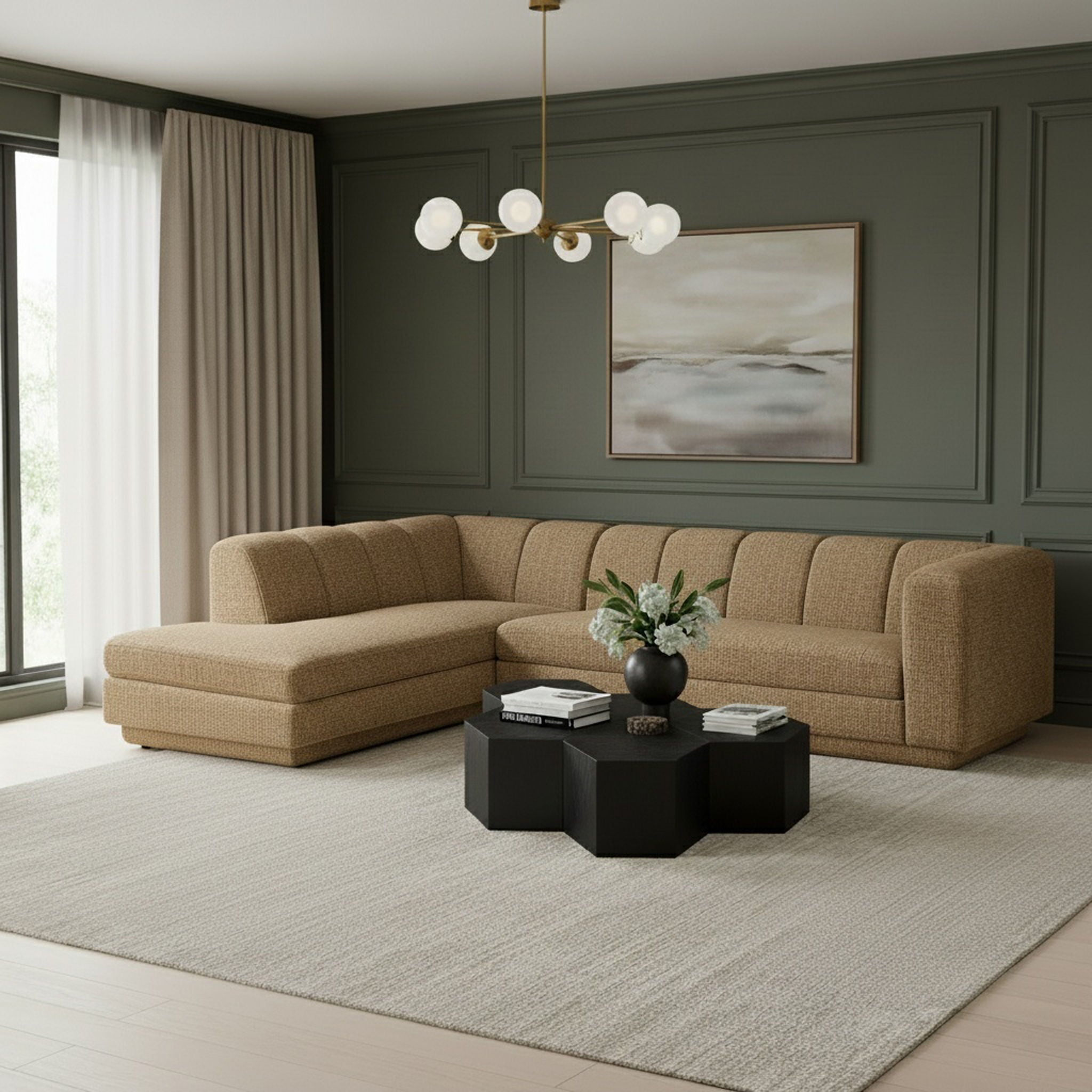 Modari - Sectional - Brown - Urban Living Furniture (Los Angeles, CA)