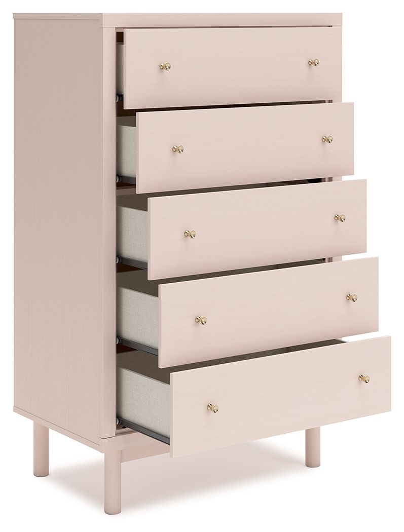 Wistenpine - Blush - Five Drawer Chest - Urban Living Furniture (Los Angeles, CA)