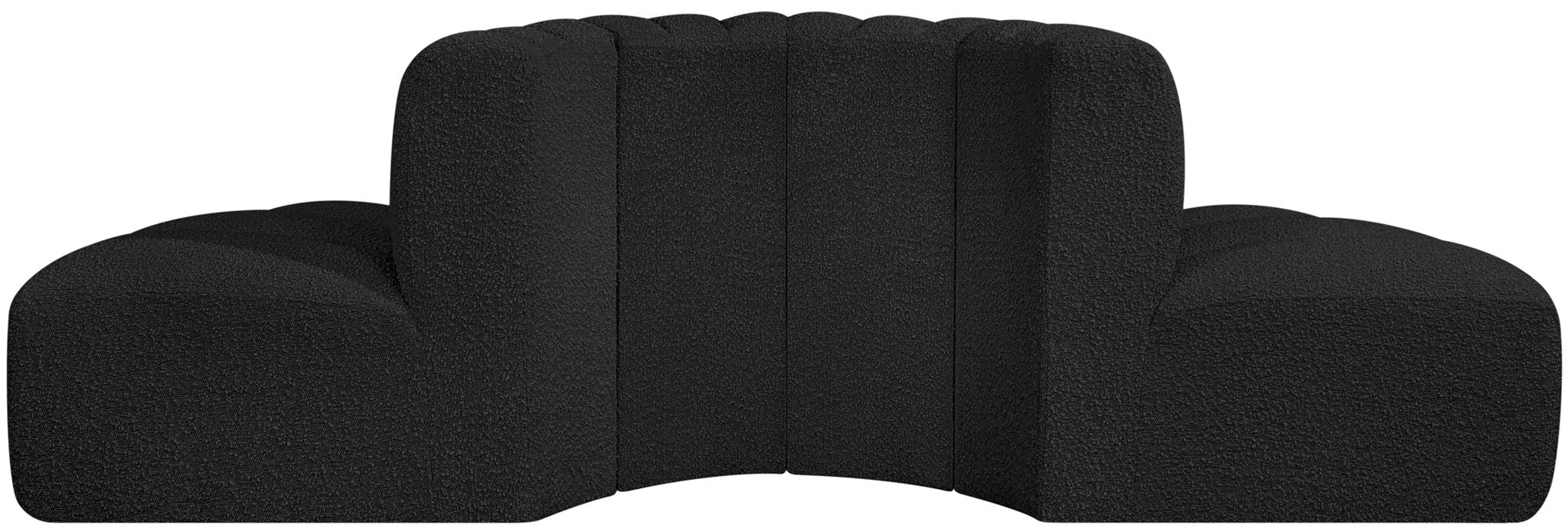 Arc - Boucle Fabric 4 Piece Modular Sofa