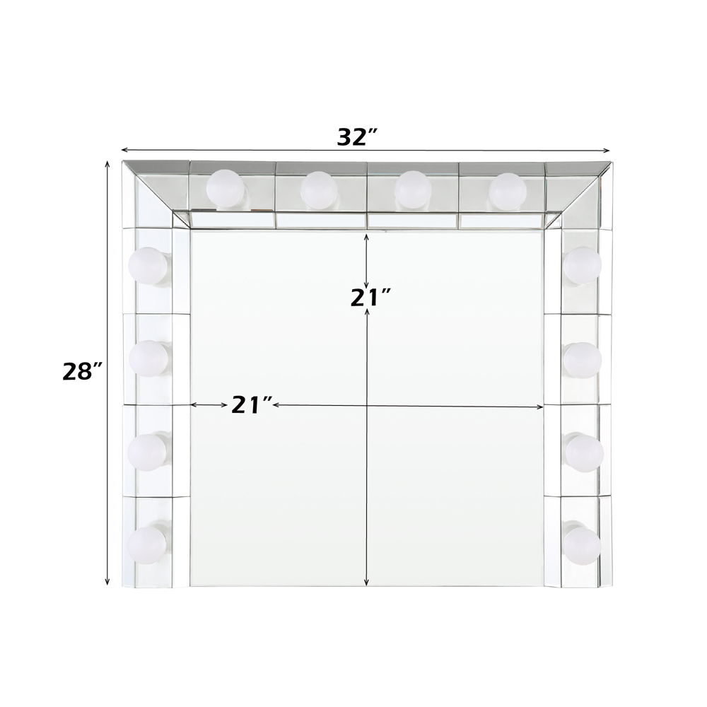 Dominic - 28" Accent Mirror - Mirrored - Urban Living Furniture (Los Angeles, CA)