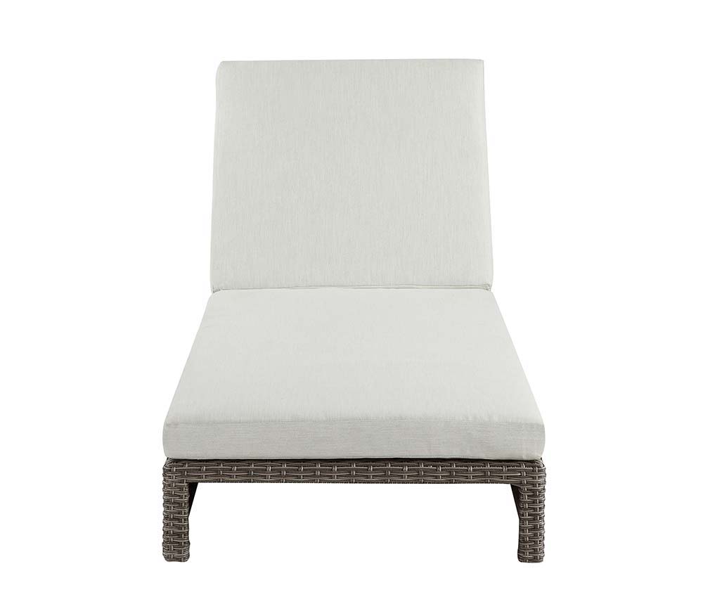 Salena - 8" Patio Sun Lounge - Beige Fabric & Gray - Urban Living Furniture (Los Angeles, CA)