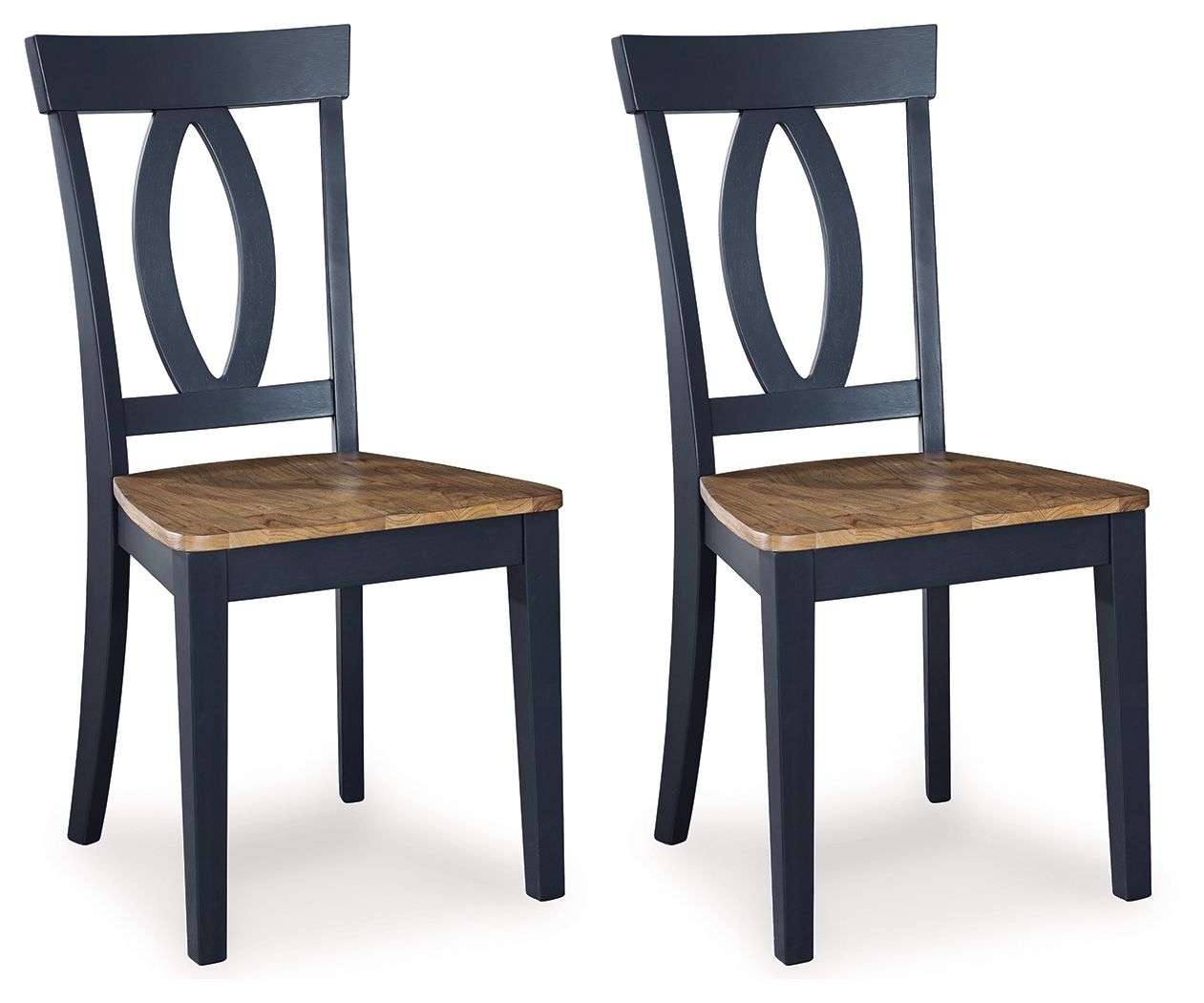 Landocken - Brown / Blue - Dining Room Side Chair (Set of 2) - Urban Living Furniture (Los Angeles, CA)