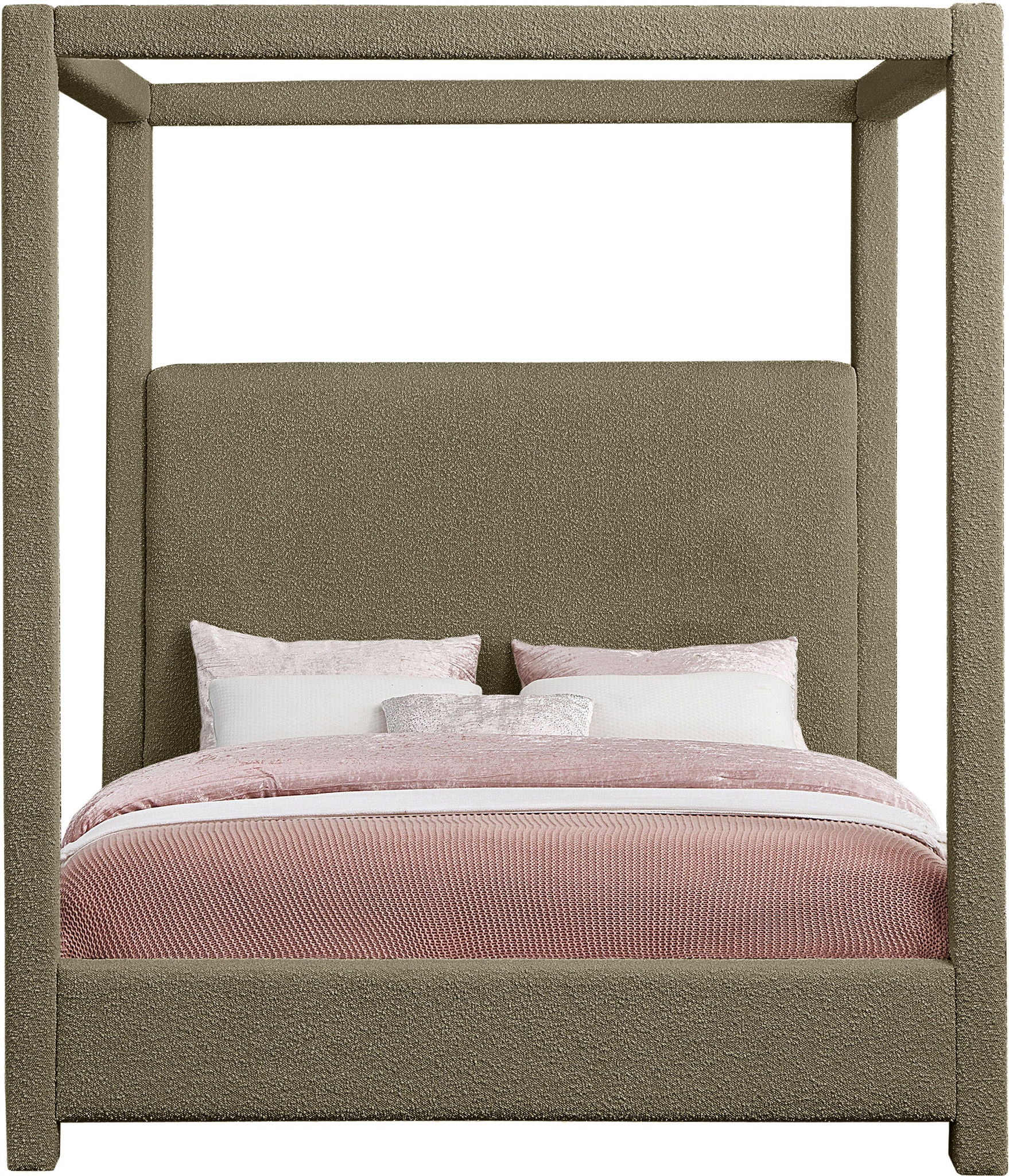 Eden - Boucle Fabric Upholstered Bed - Urban Living Furniture (Los Angeles, CA)