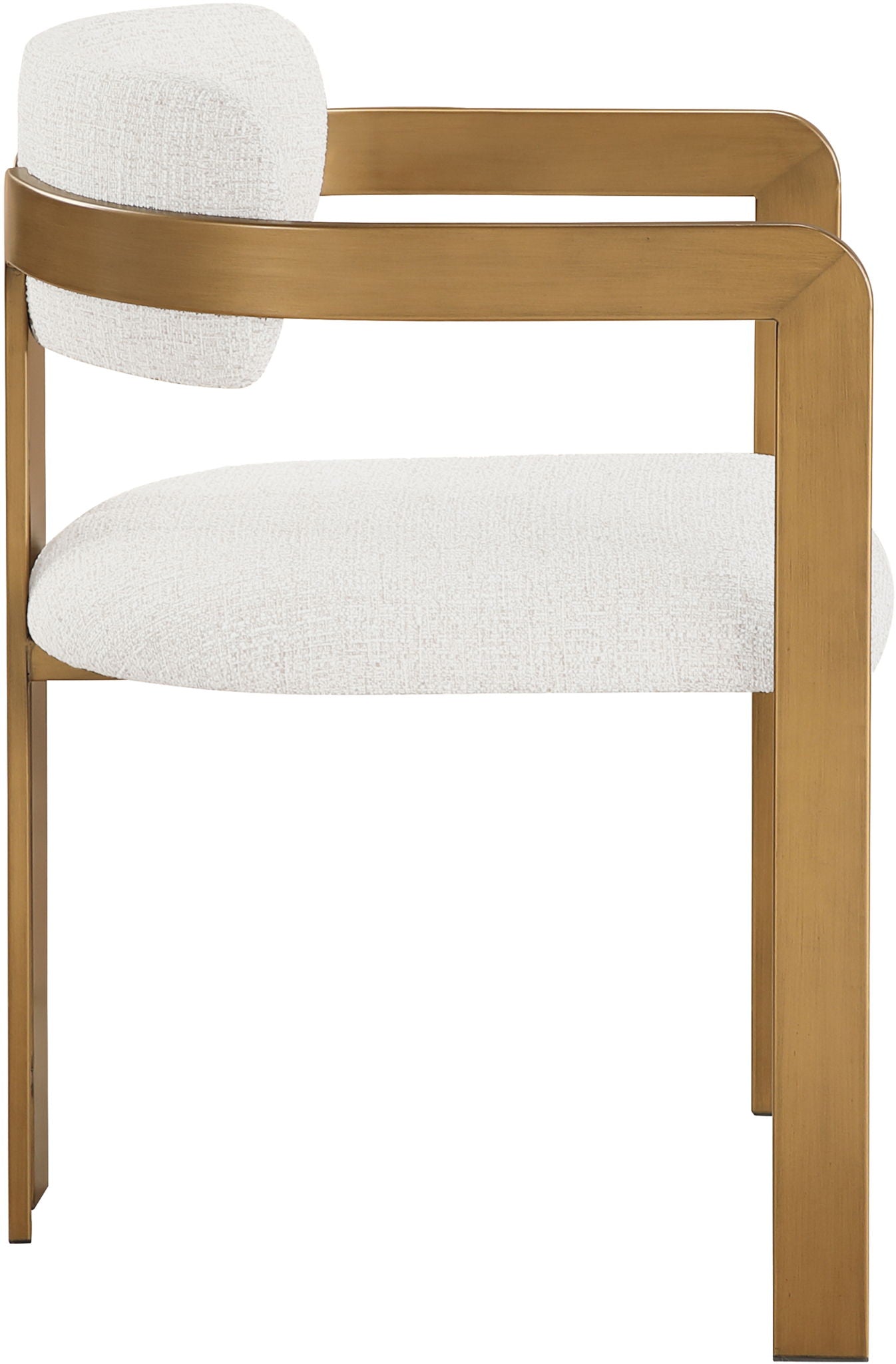 Aurum - Linen Textured Fabric Upholstered Dining Chair (Set of 2)