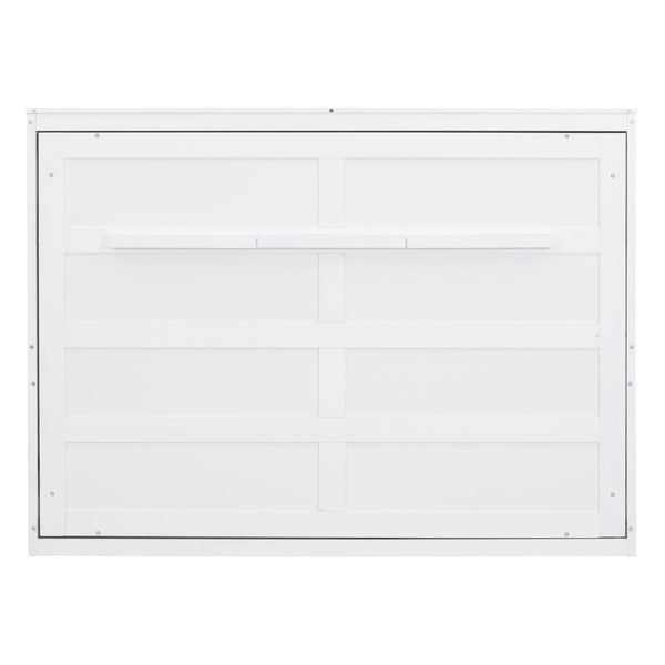Full Size, Murphy Wall Bed - White
