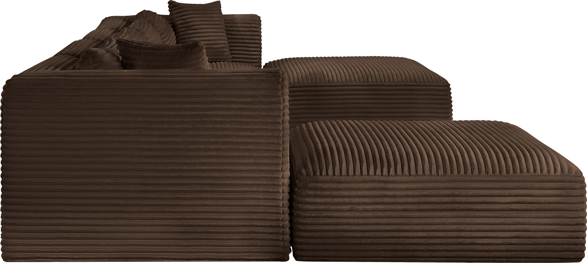 Shaggy - 6 Piece Modular Sectional With 2 Ottomans - Urban Living Furniture (Los Angeles, CA)