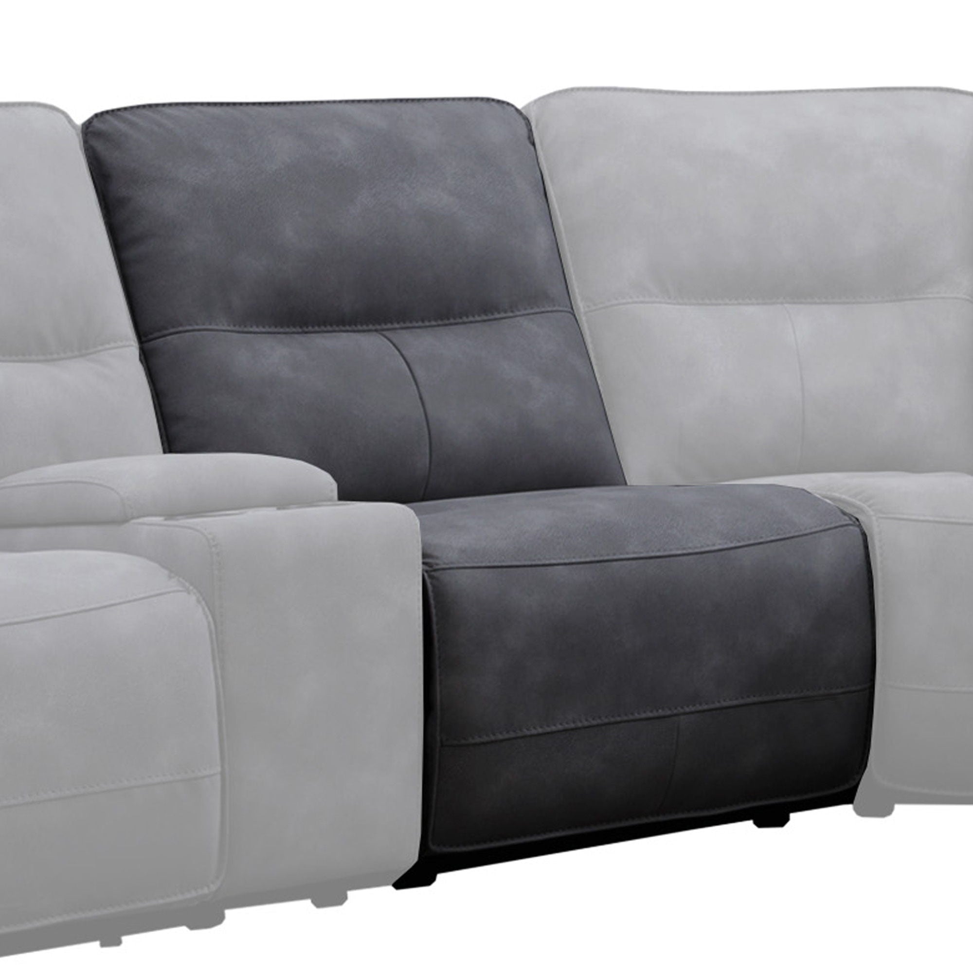 Gladiator - Manual Armless Recliner - Cobalt - Urban Living Furniture (Los Angeles, CA)