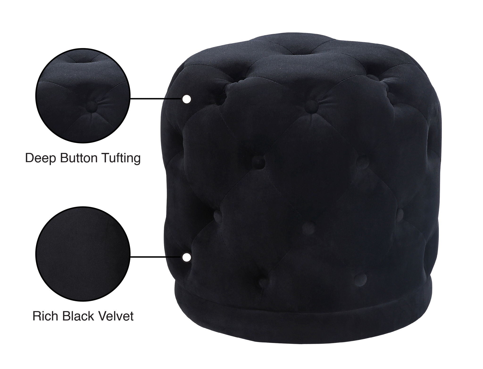 Harper - Stool Ottoman - Urban Living Furniture (Los Angeles, CA)