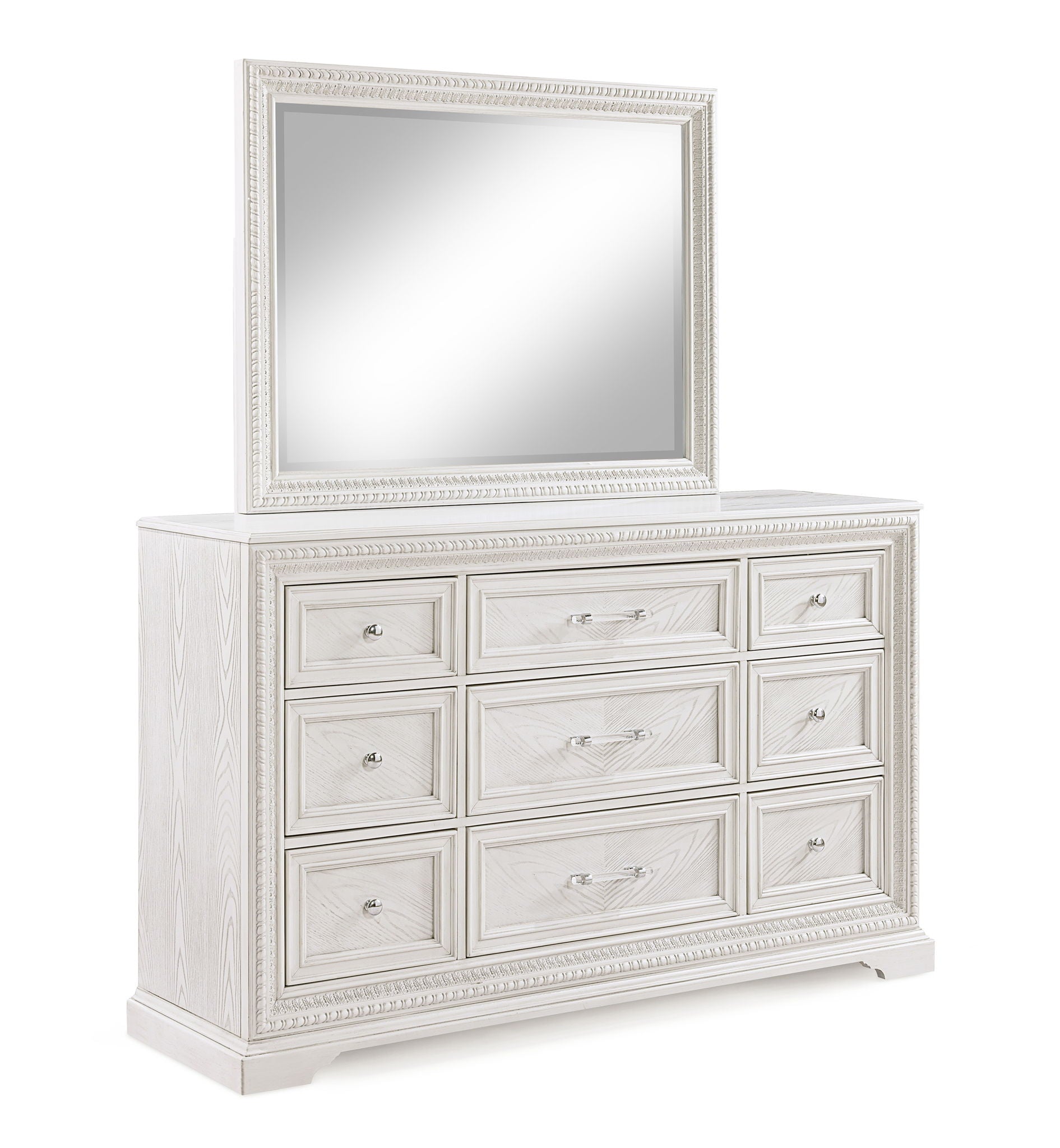 Alexandria - Dresser And Mirror - White - Urban Living Furniture (Los Angeles, CA)