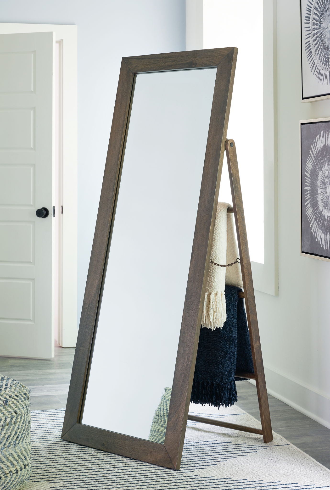 Dirkins - Brown - Floor Mirror - Urban Living Furniture (Los Angeles, CA)