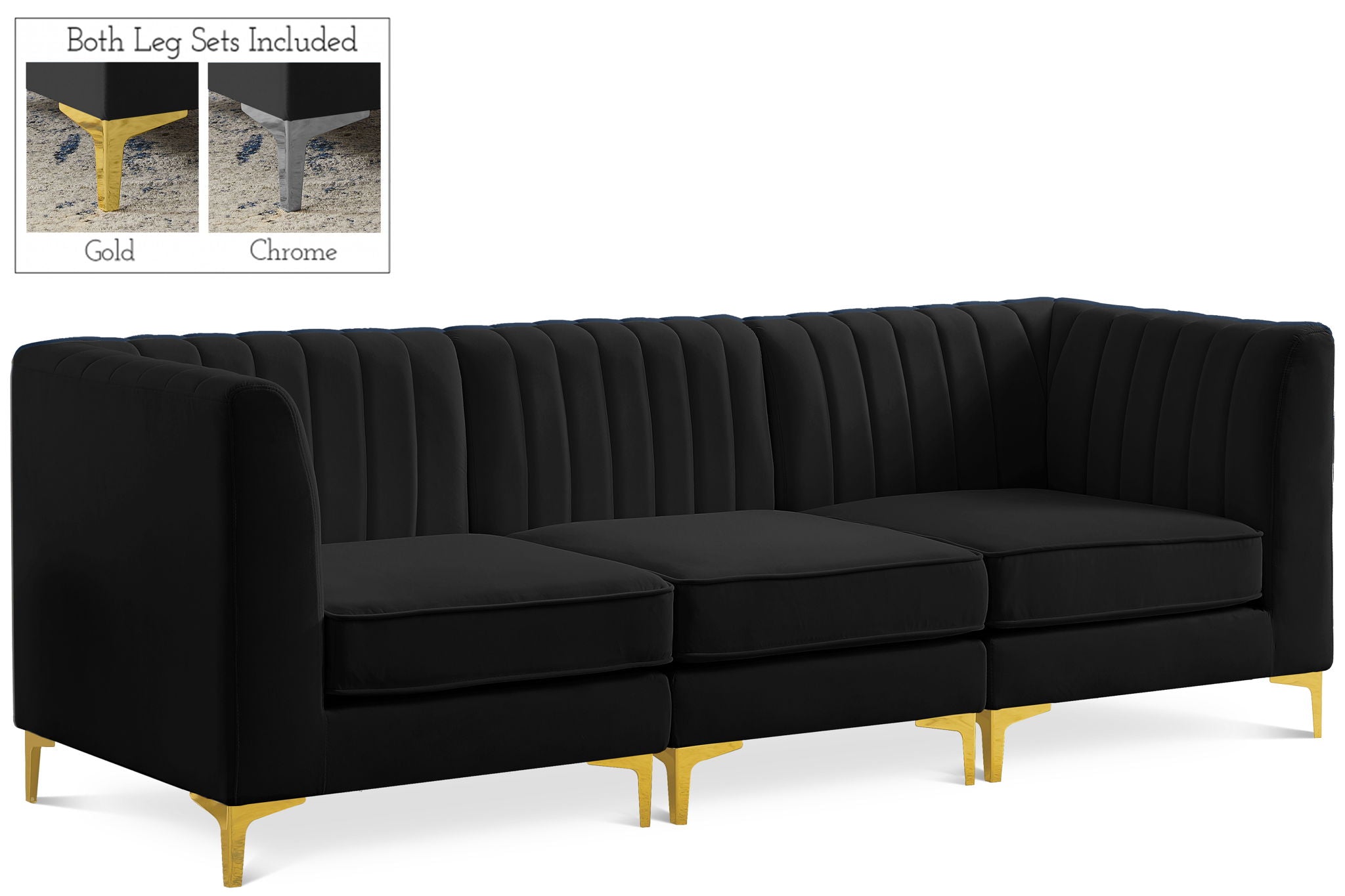 Alina - 3 Piece Modular Sectional - Urban Living Furniture (Los Angeles, CA)