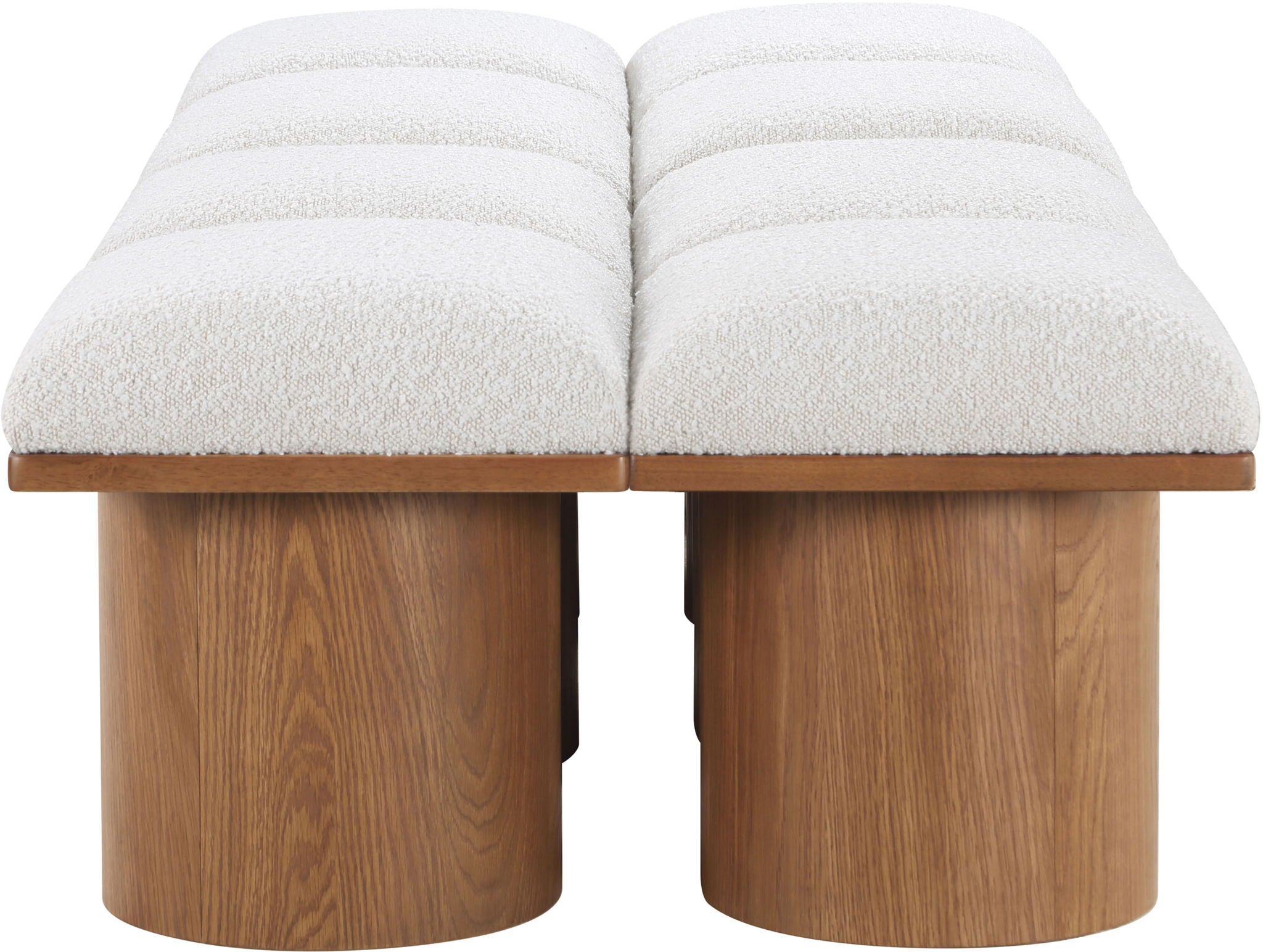 Pavilion - 8 Piece Modular Bench With Brown Base