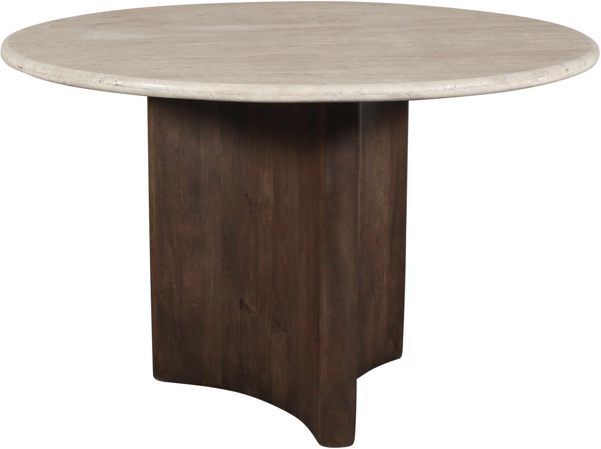 Pietra - Travertine And Mango Wood Dining Table - Urban Living Furniture (Los Angeles, CA)