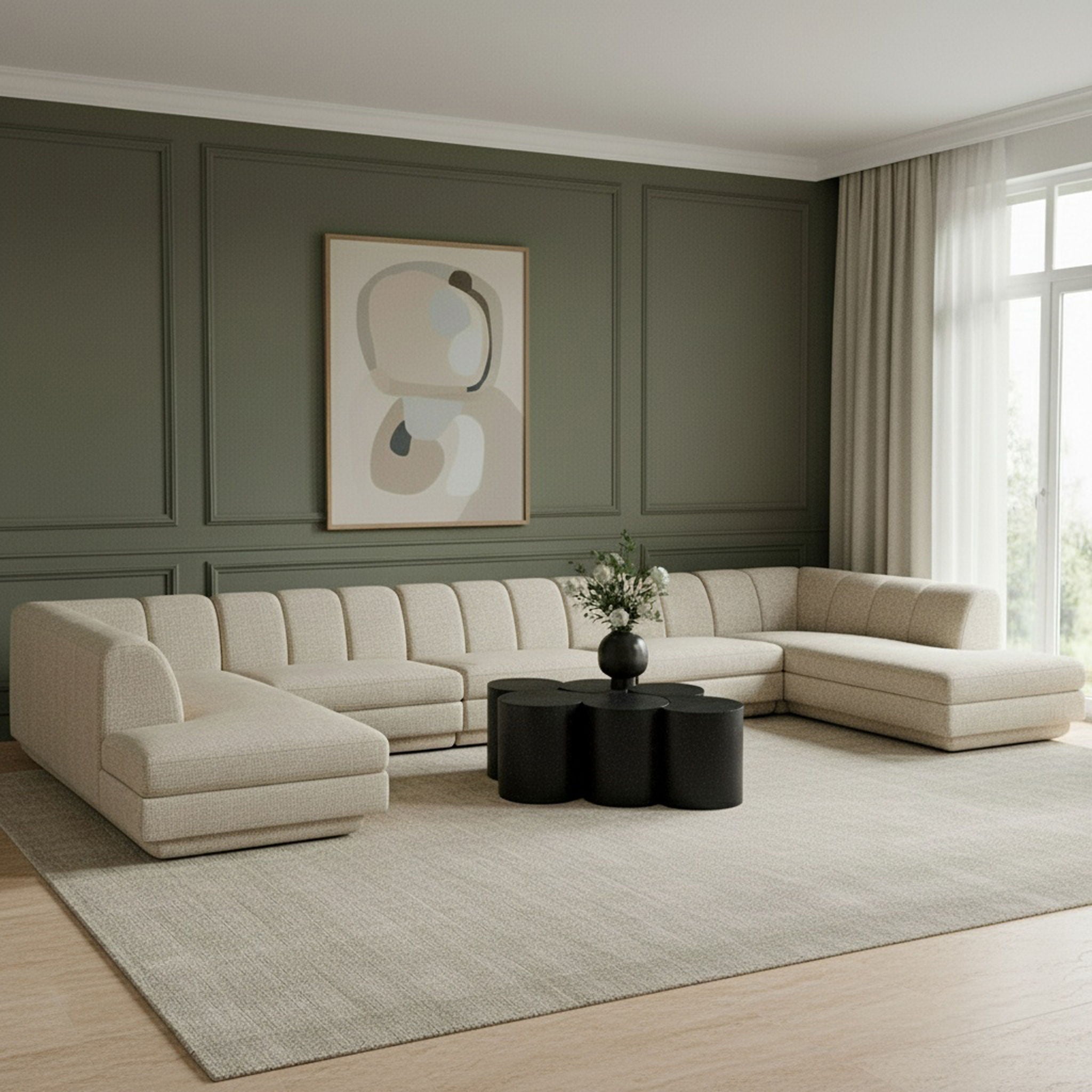 Modari - Sectional - Beige - Urban Living Furniture (Los Angeles, CA)