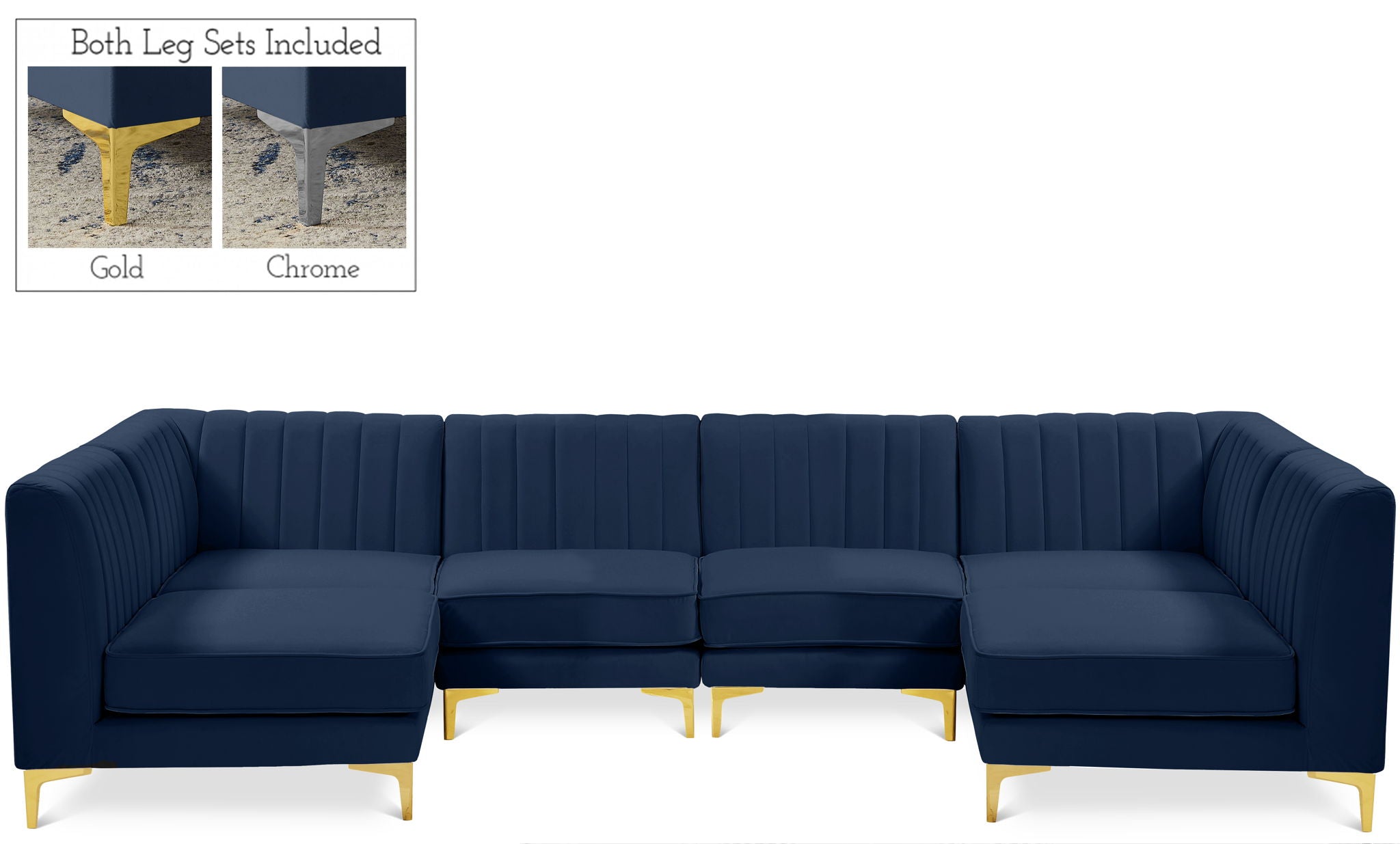 Alina - 6 Piece Modular U-Shaped Sectional - Urban Living Furniture (Los Angeles, CA)