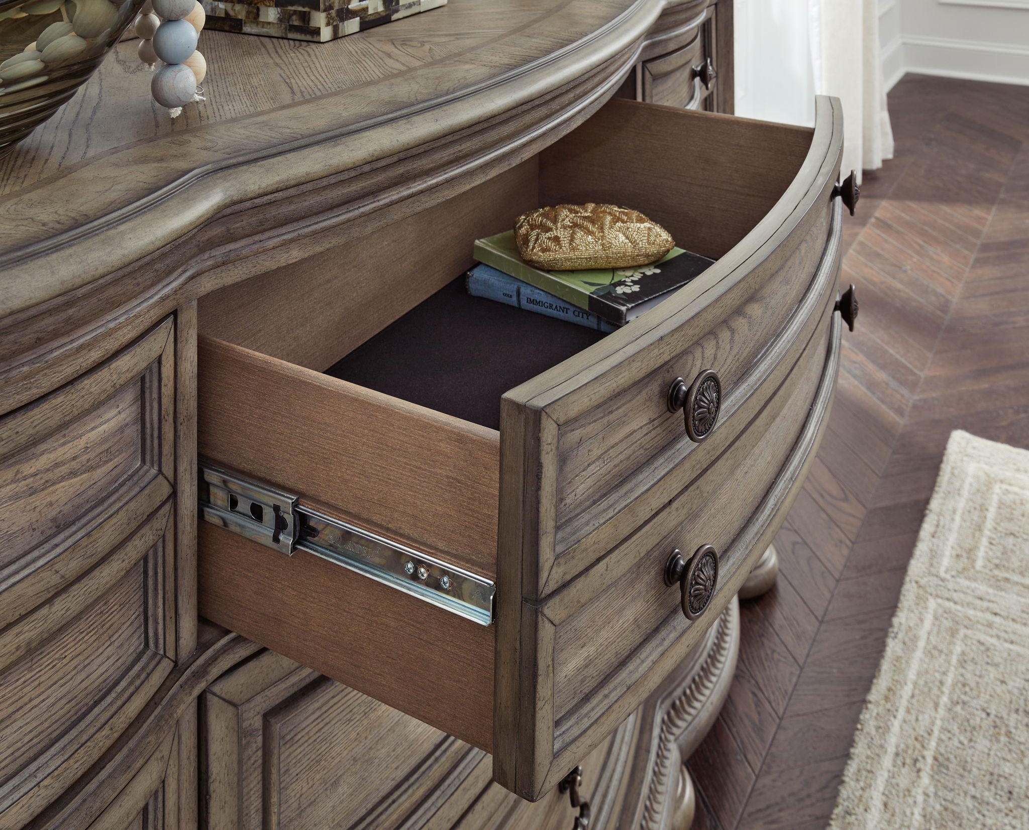 Ardenfield - Light Brown - Dresser And Mirror - Urban Living Furniture (Los Angeles, CA)