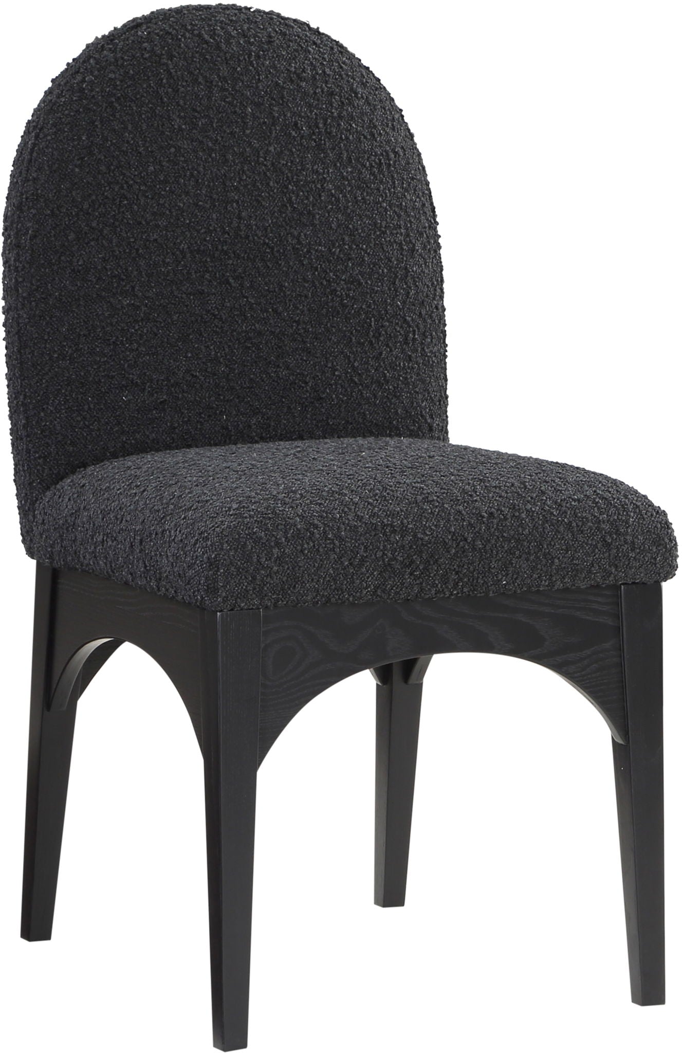 Waldorf - Boucle Dining Side Chair With Black Legs - Urban Living Furniture (Los Angeles, CA)