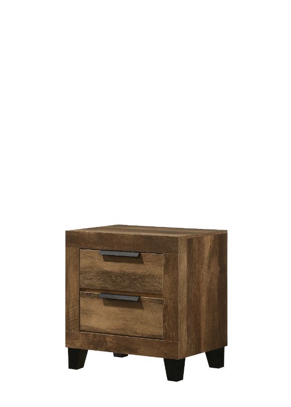 Morales - Nightstand - Rustic Oak Finish - Urban Living Furniture (Los Angeles, CA)