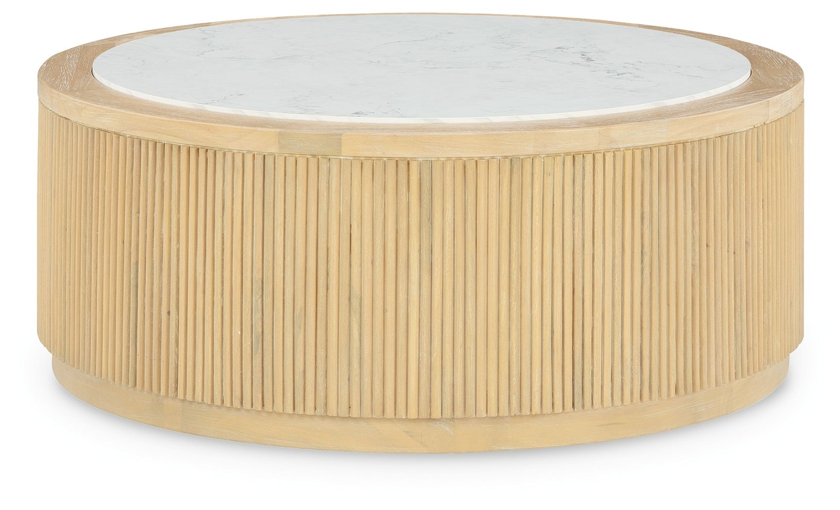Camdill - Light Brown / White - Round Cocktail Table - Urban Living Furniture (Los Angeles, CA)