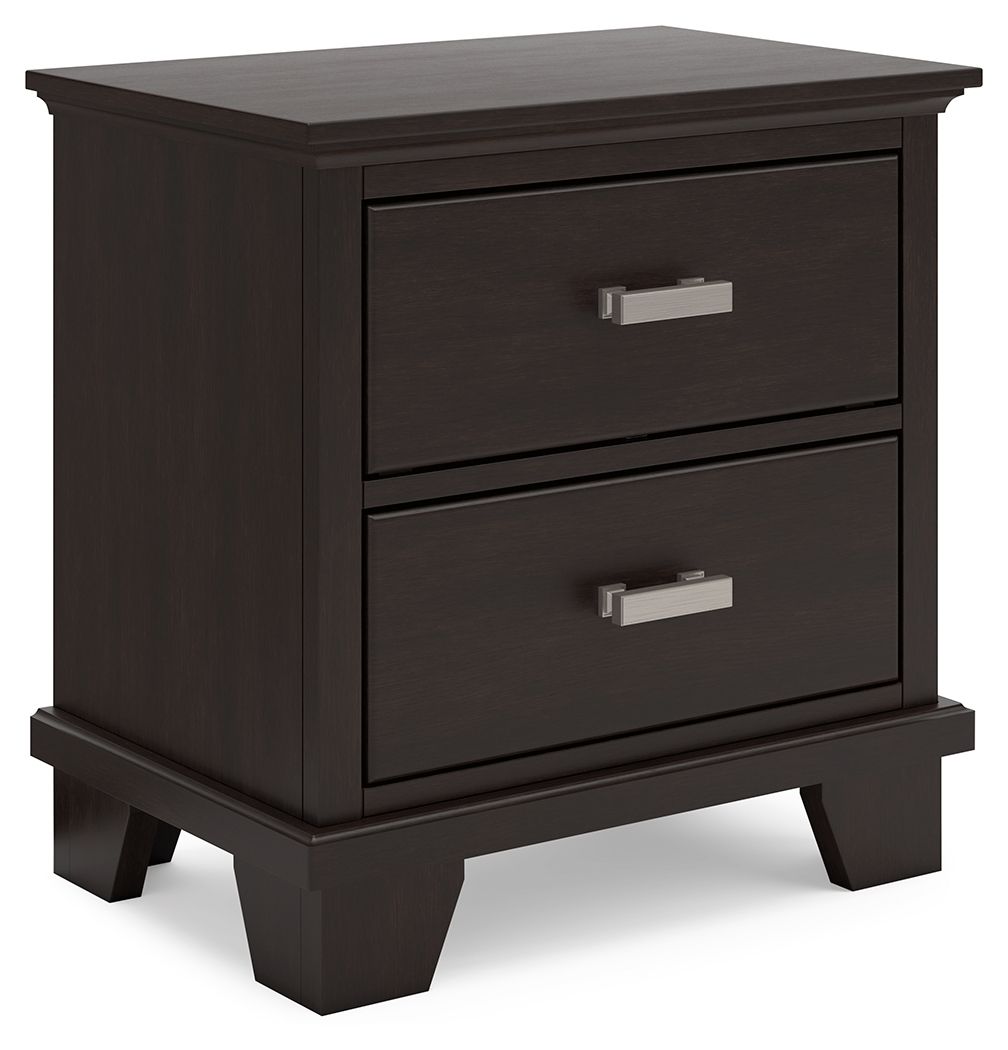 Covetown - Dark Brown - Two Drawer Night Stand - Urban Living Furniture (Los Angeles, CA)