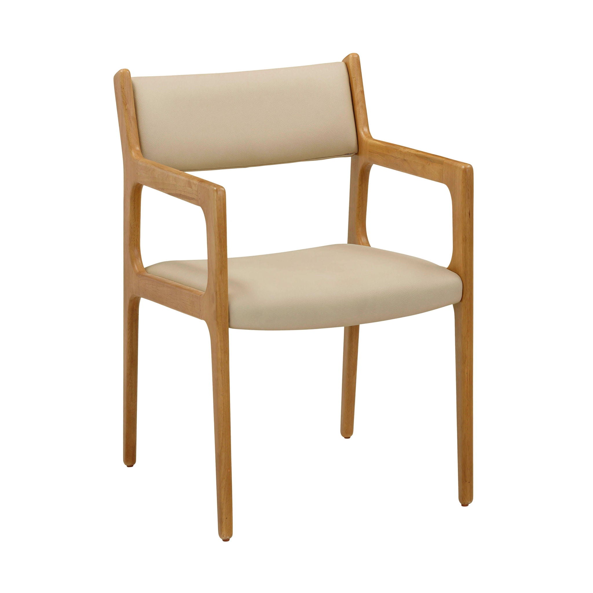 Ari - Vegan Leather Dining Chair (Set of 2) - Cream - Urban Living Furniture (Los Angeles, CA)