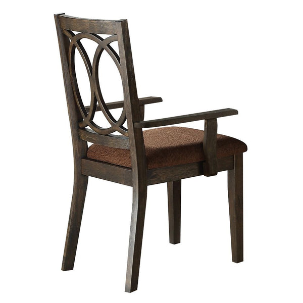 Jameson - Chair (Set of 2) - Brown Fabric & Espresso - Urban Living Furniture (Los Angeles, CA)
