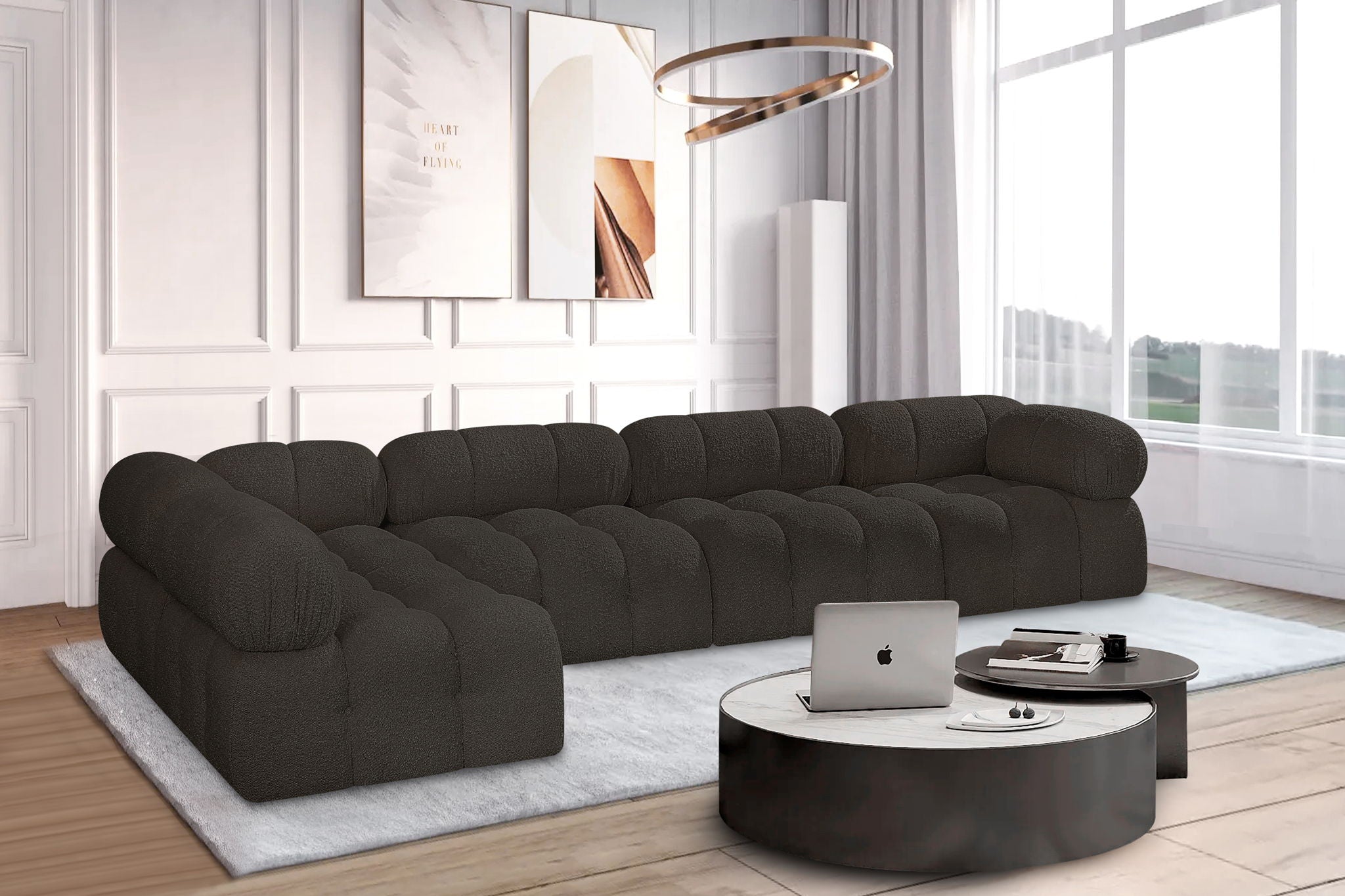 Ames - 5 Piece Modular L-Shaped Sectional - Urban Living Furniture (Los Angeles, CA)