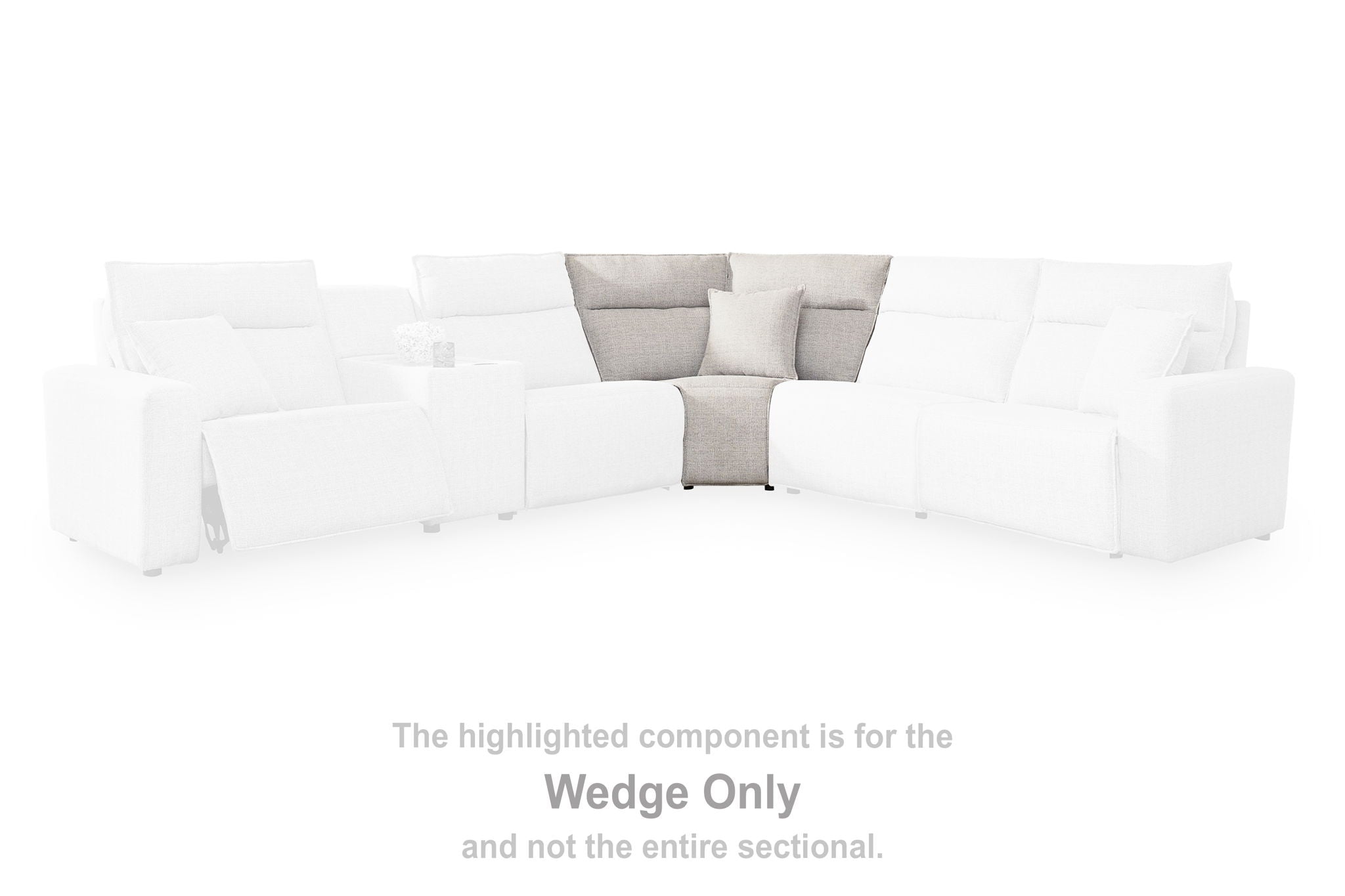 Modmax II - Wedge - Stone - Urban Living Furniture (Los Angeles, CA)