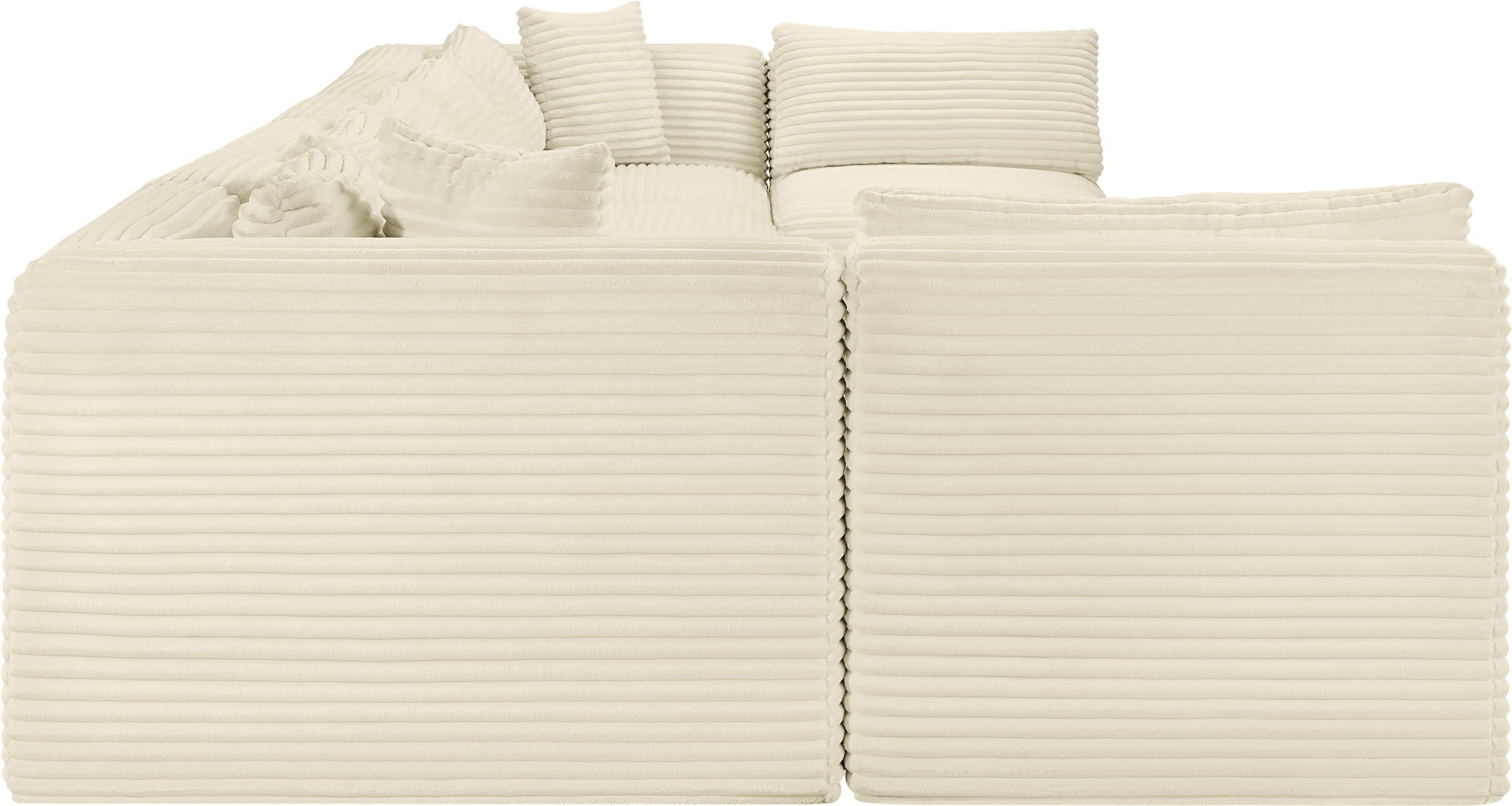 Shaggy - 8 Piece Modular U-Shaped Armless Sectional - Urban Living Furniture (Los Angeles, CA)