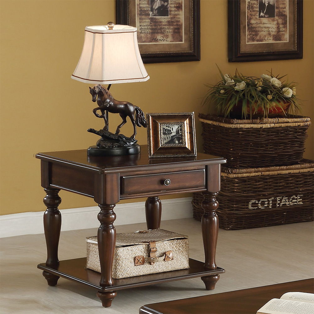 Farrel - End Table - Walnut - Urban Living Furniture (Los Angeles, CA)
