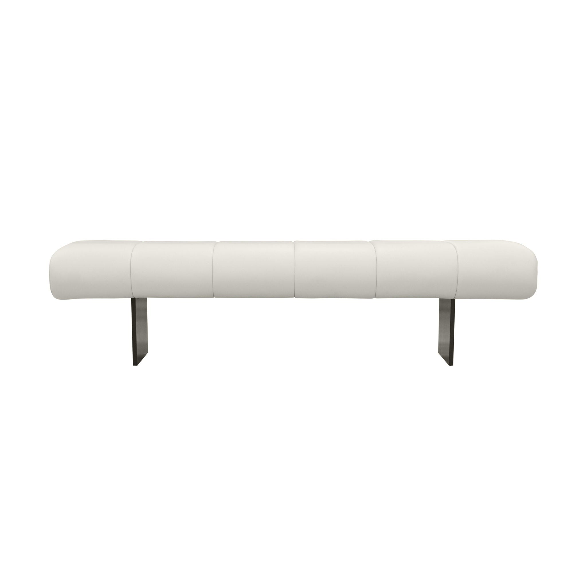 Karol - Vegan Leather Bench - Cream - Urban Living Furniture (Los Angeles, CA)
