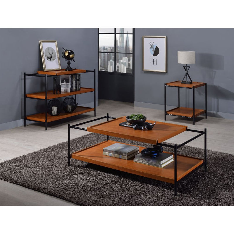 Oaken - Coffee Table - Honey Oak & Black - Urban Living Furniture (Los Angeles, CA)