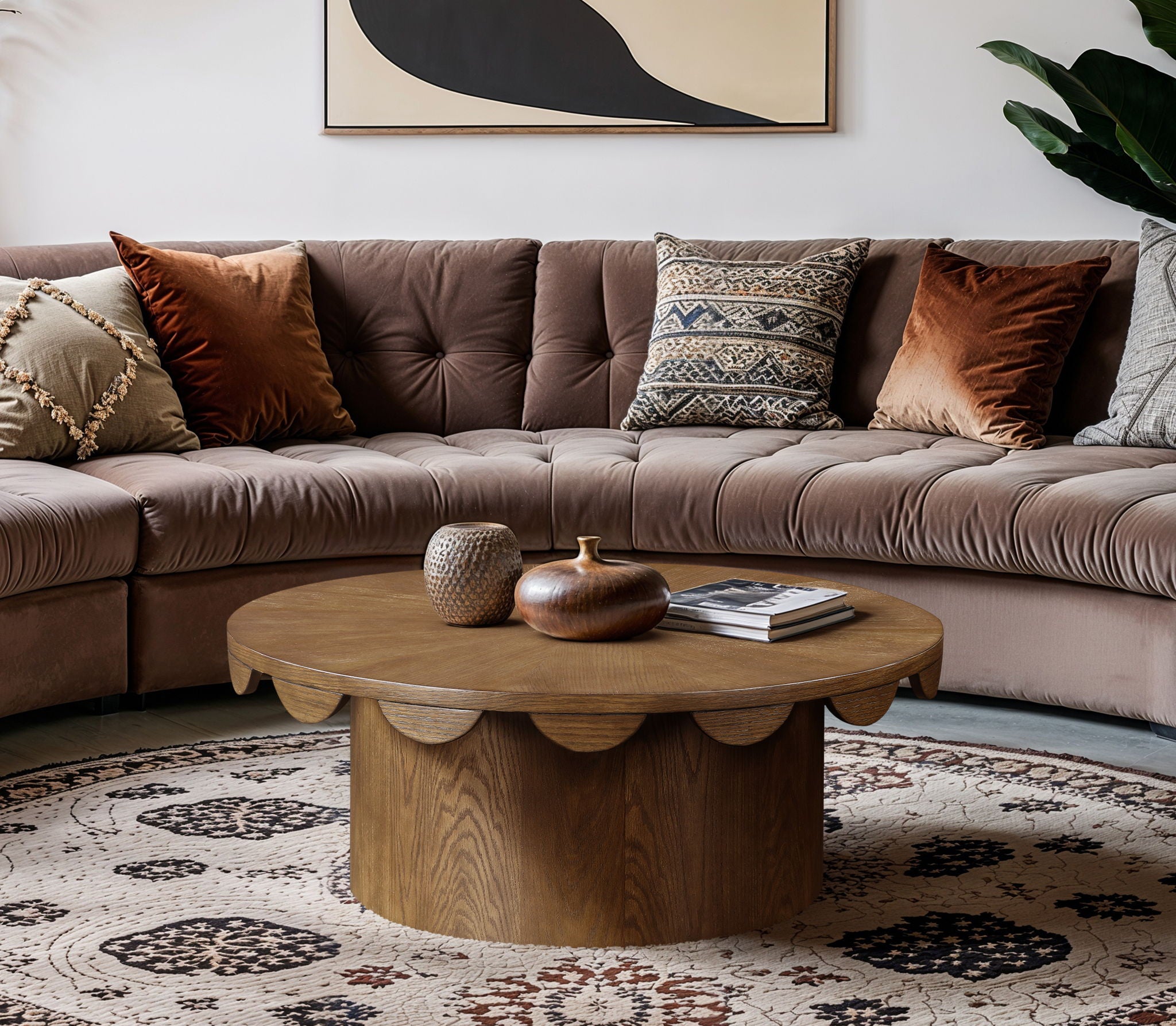 Dahlia - Oak Veneer Table - Urban Living Furniture (Los Angeles, CA)