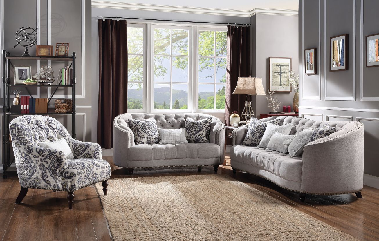 Saira - Sofa - Light Gray Fabric - Urban Living Furniture (Los Angeles, CA)