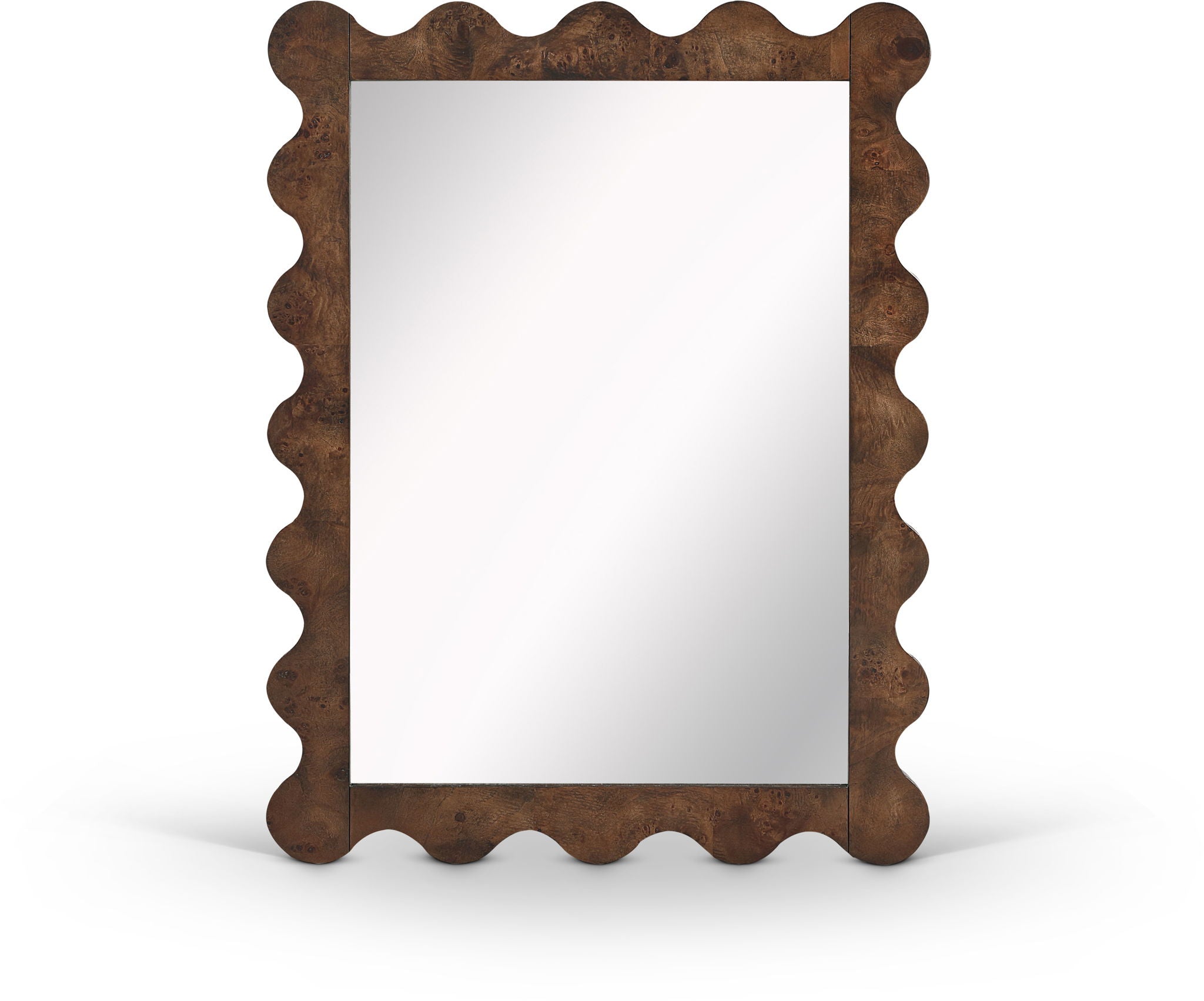 Vassa - Burl Veneer Mirror - Urban Living Furniture (Los Angeles, CA)