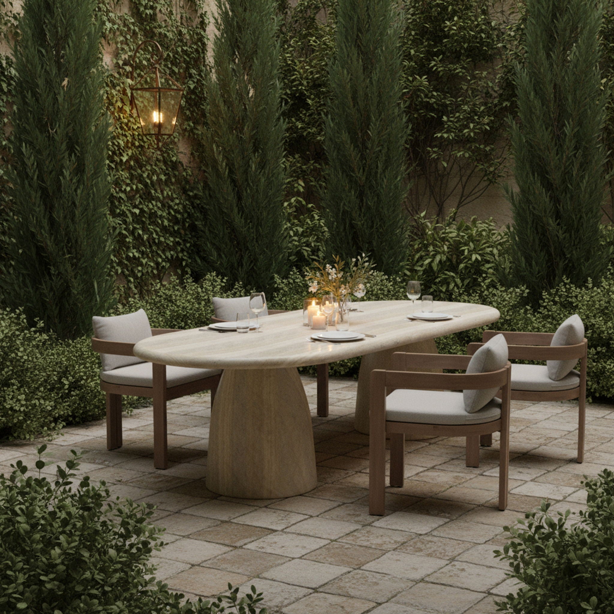 Newport - Water Resistant Fabric Upholstered Outdoor Patio Dining Chair - Urban Living Furniture (Los Angeles, CA)