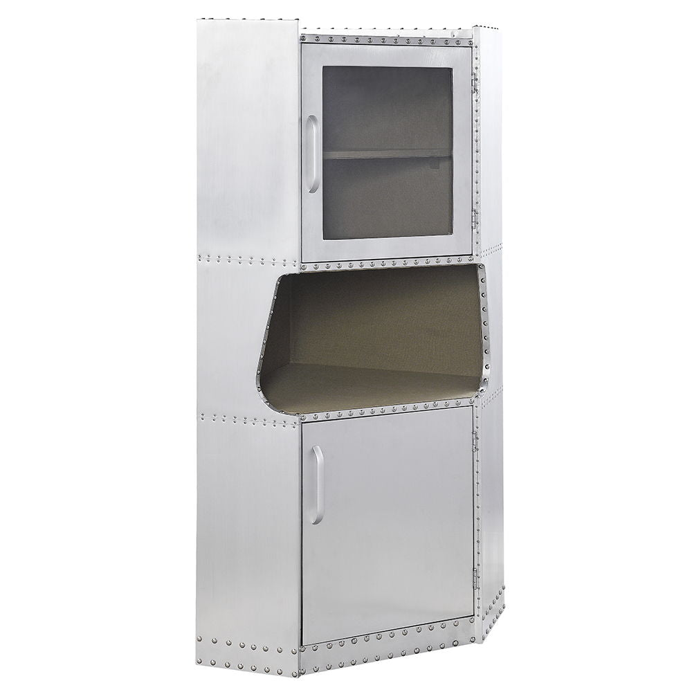Brancaster - 57" Cabinet - Aluminum - Urban Living Furniture (Los Angeles, CA)