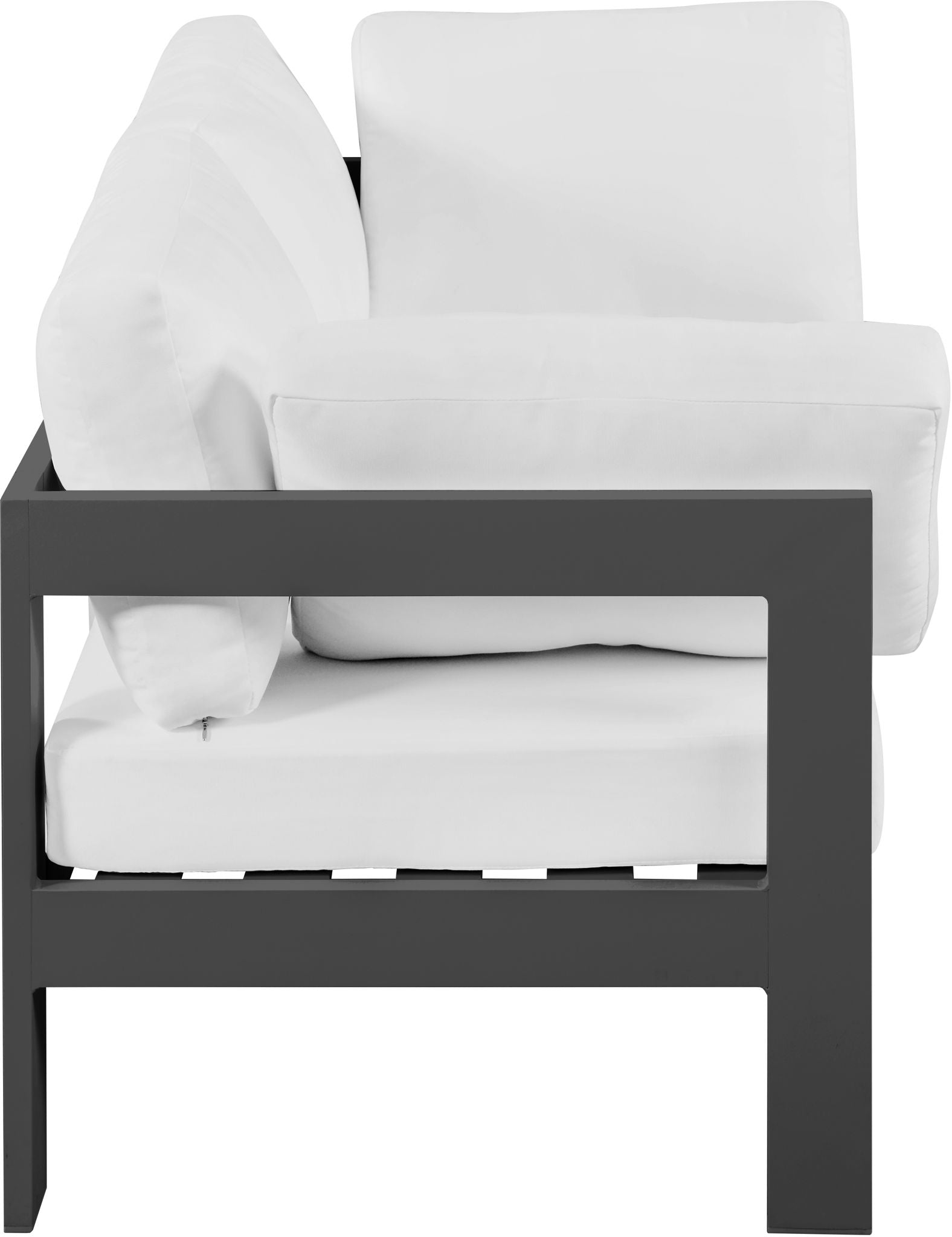 Nizuc - Outdoor Patio 2 Seat Modular Sofa With Gray Frame - Urban Living Furniture (Los Angeles, CA)