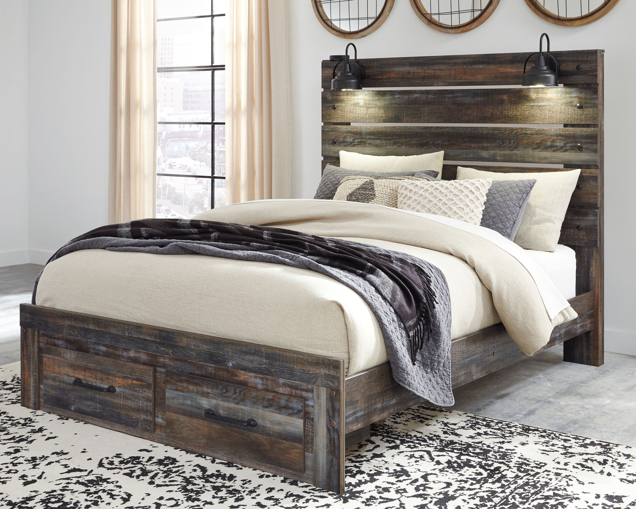 Drystan - Panel Bed - Urban Living Furniture (Los Angeles, CA)