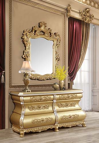 Seville - Server - Gold Finish - Urban Living Furniture (Los Angeles, CA)