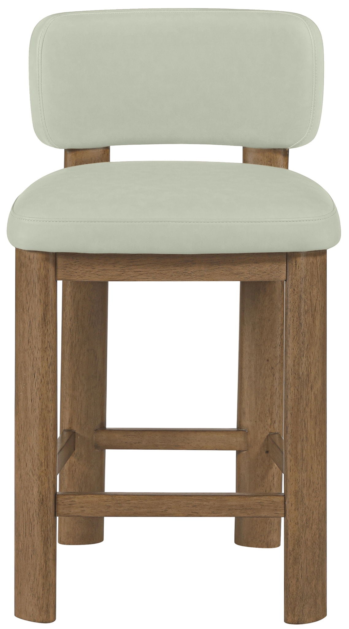 Paloma - Faux Leather Upholstered Counter Stool (Set of 2) - Brown Frame - Urban Living Furniture (Los Angeles, CA)